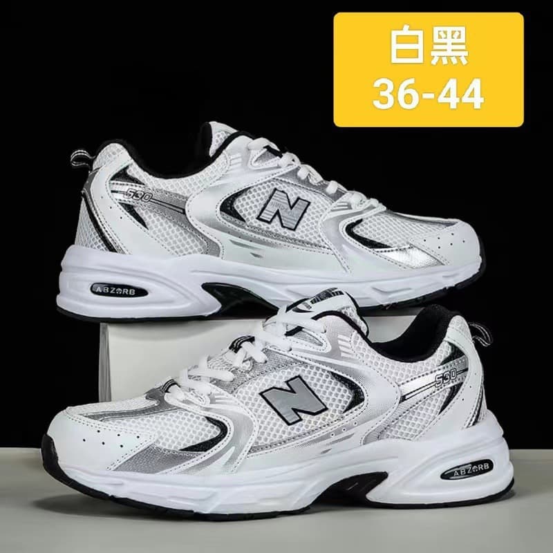 New Spring/Autumn Dad Sneakers Unisex Soft Sole Comfortable Casual Shoes Stain-Resistant Versatile Thick Sole White Shoes Wholesale
