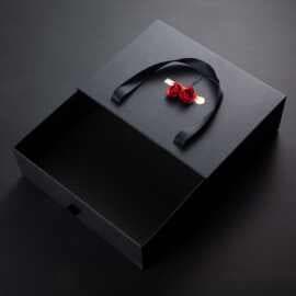 Advanced Ins-style Rose Sunflower Gift Box, Dark Night Packaging Box for Boys and Girls, Birthday Confession Gift Box