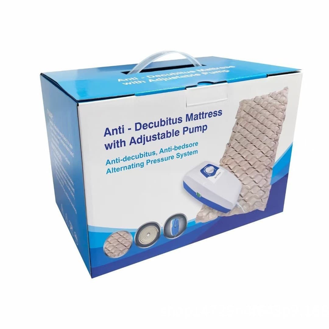 English packaging home care spherical anti-decubitus air mattress with air pump