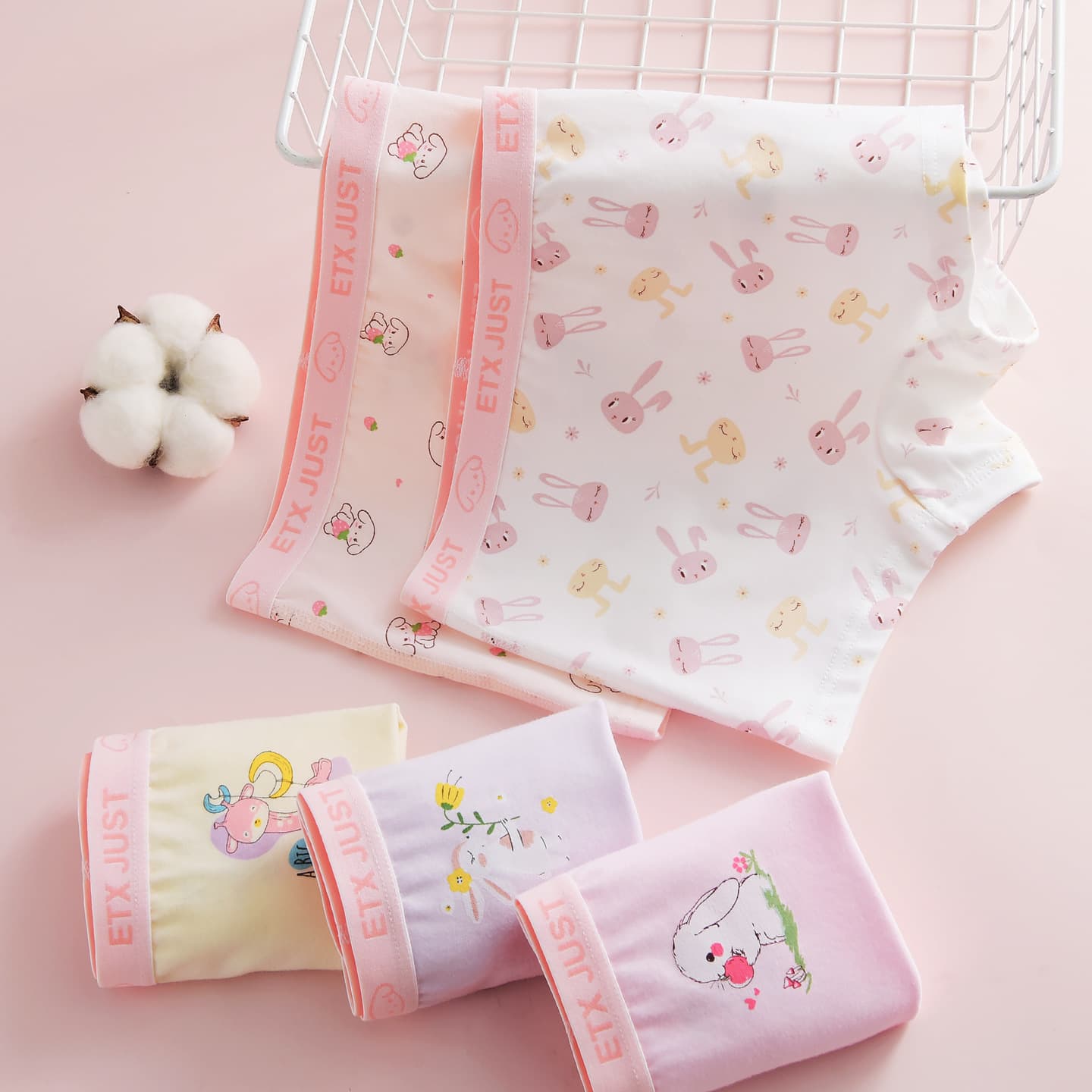 Girls' Class A cotton underwear, children's flat pants, girls' anti-exposure leggings, school pants, girls' safety pants