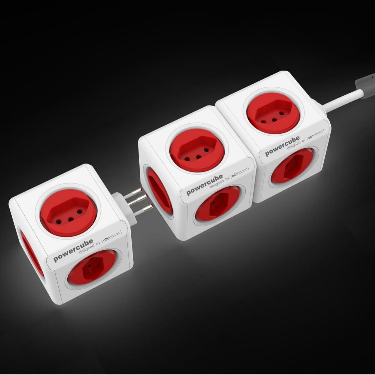Aloloko Swiss Style Power Cube Socket Power Strip PD Fast Charge USB Multi-outlet Magic Cube Power Strip