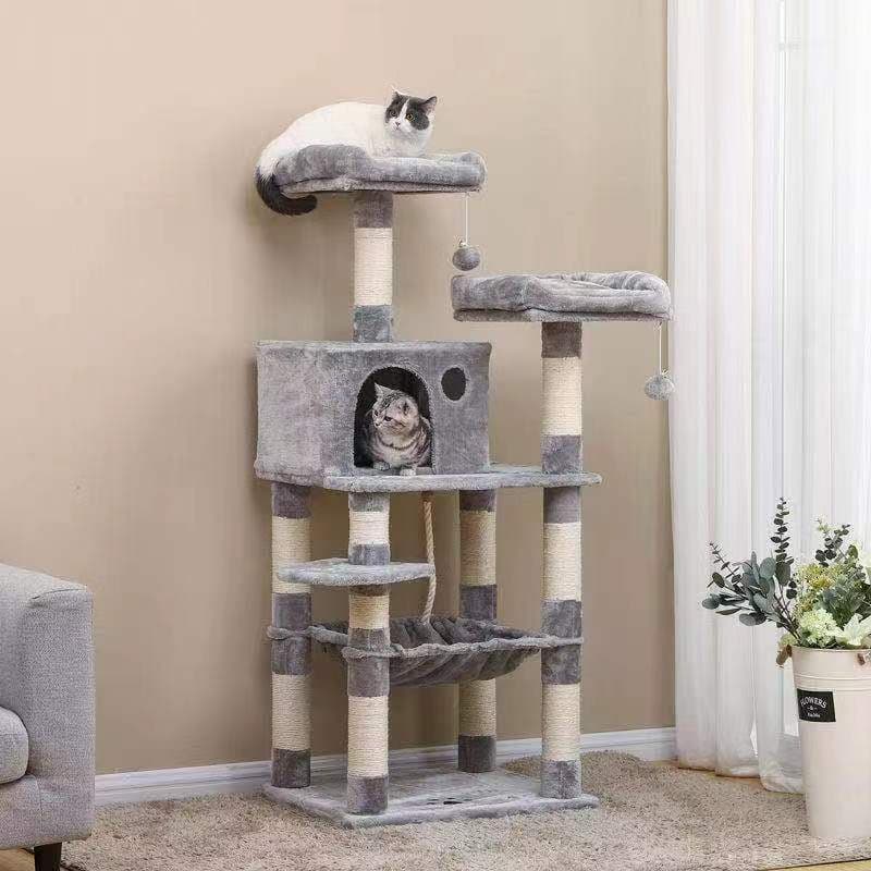 Factory Wholesale Pet Supplies Cat Toys Cat Tree Cat Scratching Board Cat Tree Cat Bed Cat Hammock Cat Shelf J140