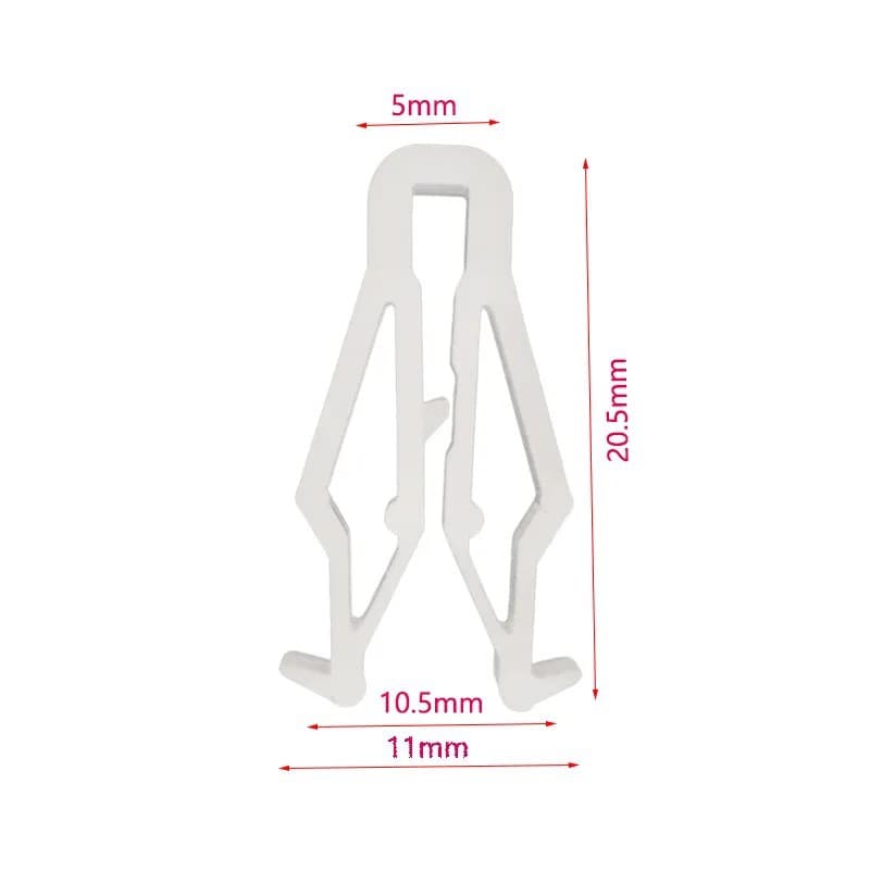 Suitable for Yadei Electric Scooter M6 T5 E6 Ouyi Flat Fork Guard Panel Backrest White Clip Buckle