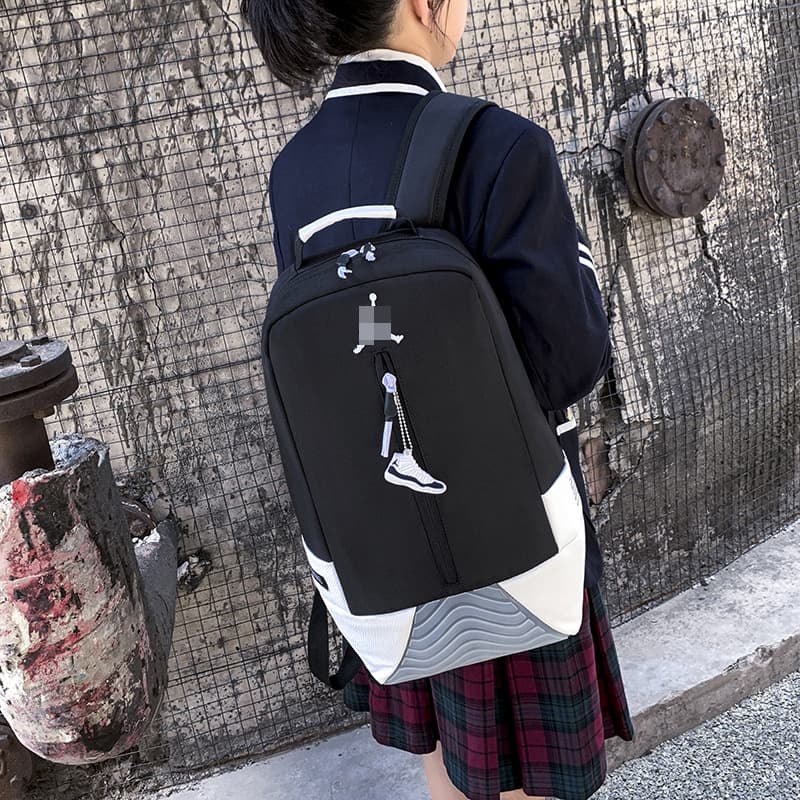 Large-capacity backpack women's new computer bag high-looking couple travel bag versatile backpack outdoor travel bag