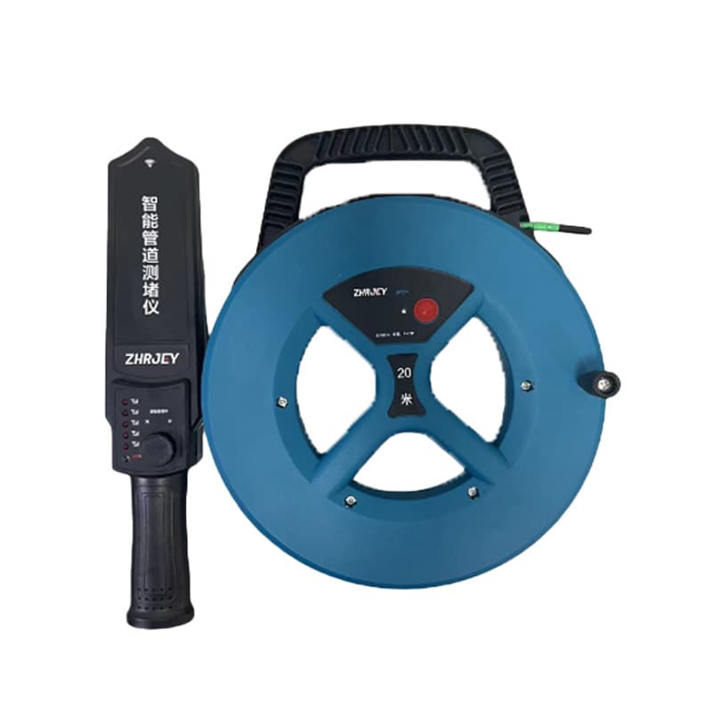 ZHIJIE Pipe Blockage Detector Conduit Unblocker Electrician Pipeline Detector High Precision Wire Tube Blockage Clearing Tool