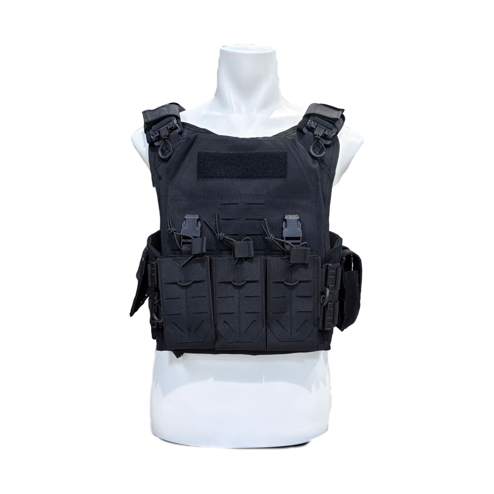 Laser quick-release vest 1000D multi-functional vest lightweight MOLLE protective clothing weight training tactical quick-release