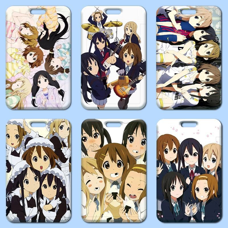 K-ON! Card Holder for Campus Card, Student ID, Meal Card, Access Card, Bus Card, Protective Case, Work Badge, Hard Card Case, Employee Badge
