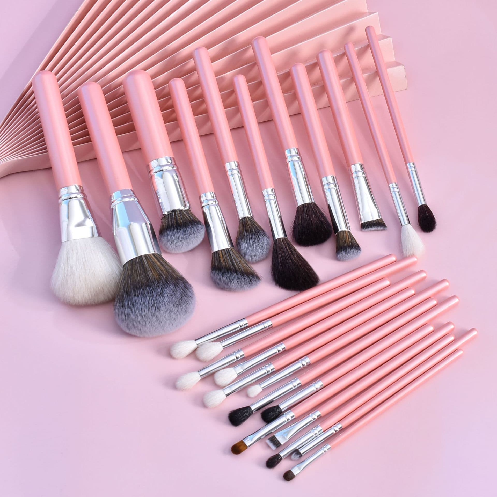 Cross-border Supply 16/26-Piece Premium Makeup Brush Set High-Quality Wooden Handle Full Set Multifunctional Beauty Tools In Stock