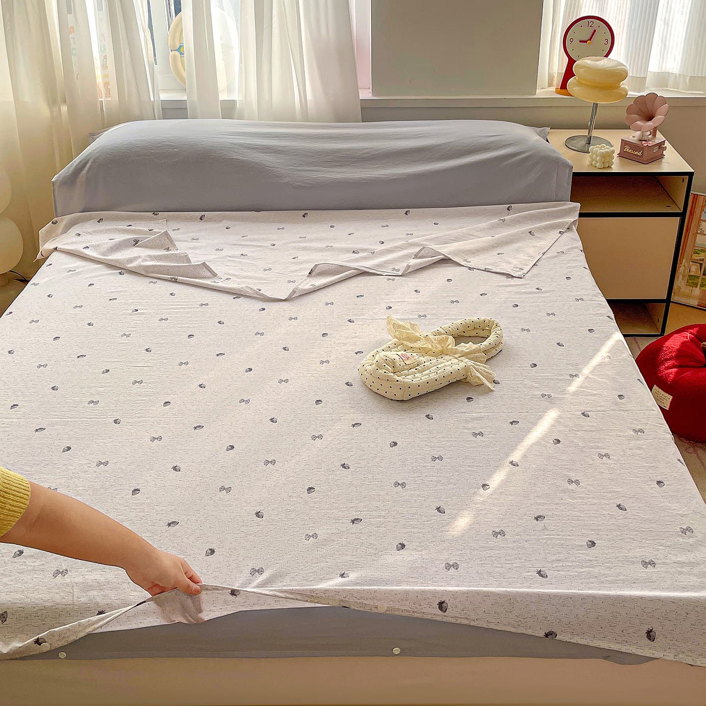 Class A Washed Cotton Detachable Hotel Hygiene Sleeping Bag, Machine Washable Reusable Travel Sleeping Bag Cover for Business Trips and Homestays