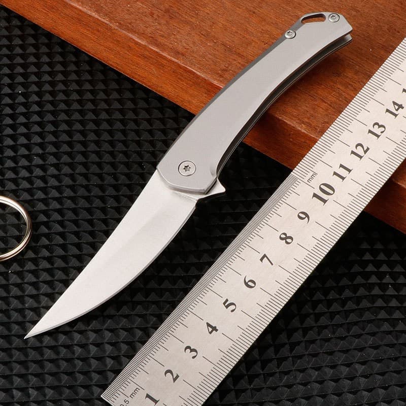 Rhino Quick-Open Knife Stainless Steel Folding Knife Outdoor Pocket Knife Fruit Knife Box Cutter