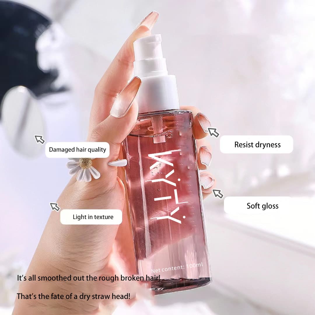 Foreign Trade Hair Oil No-Rinse Fragrance Hair Care Essential Oil for Women, Smooth and Anti-Frizz, Care for Dry and Damaged Hair