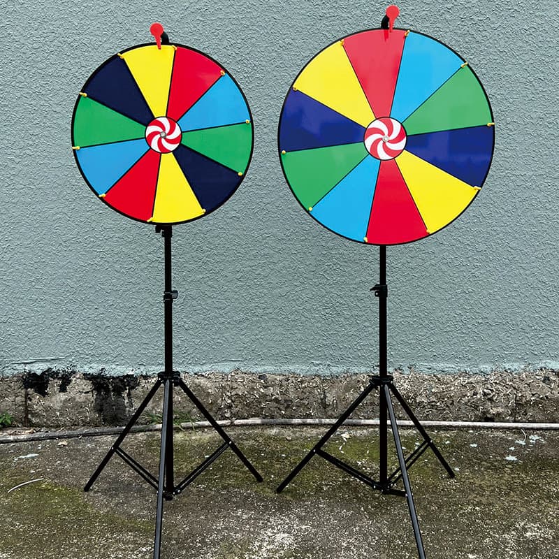 Live Draw Lucky Wheel Teaching Prop Game Rewritable Spinning Wheel with Tripod
