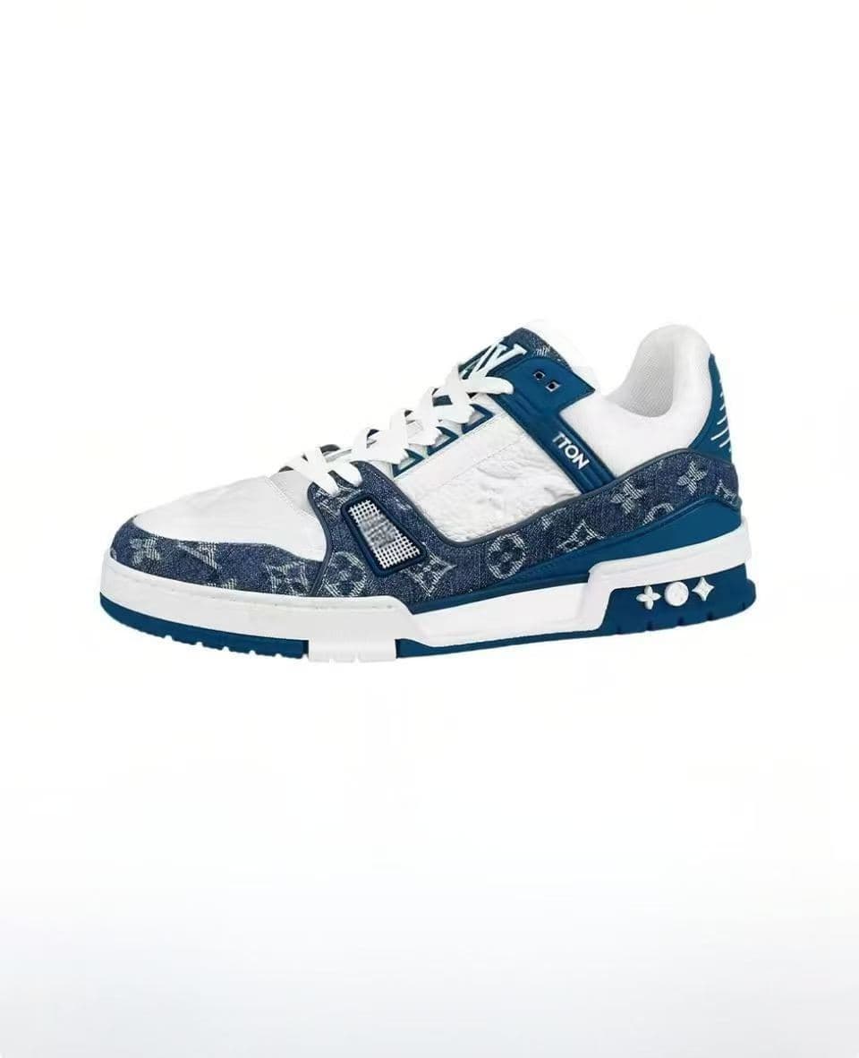 Putian Trainer LV European Edition Men's and Women's Chunky Sole Embossed Sneakers Couple Running Shoes