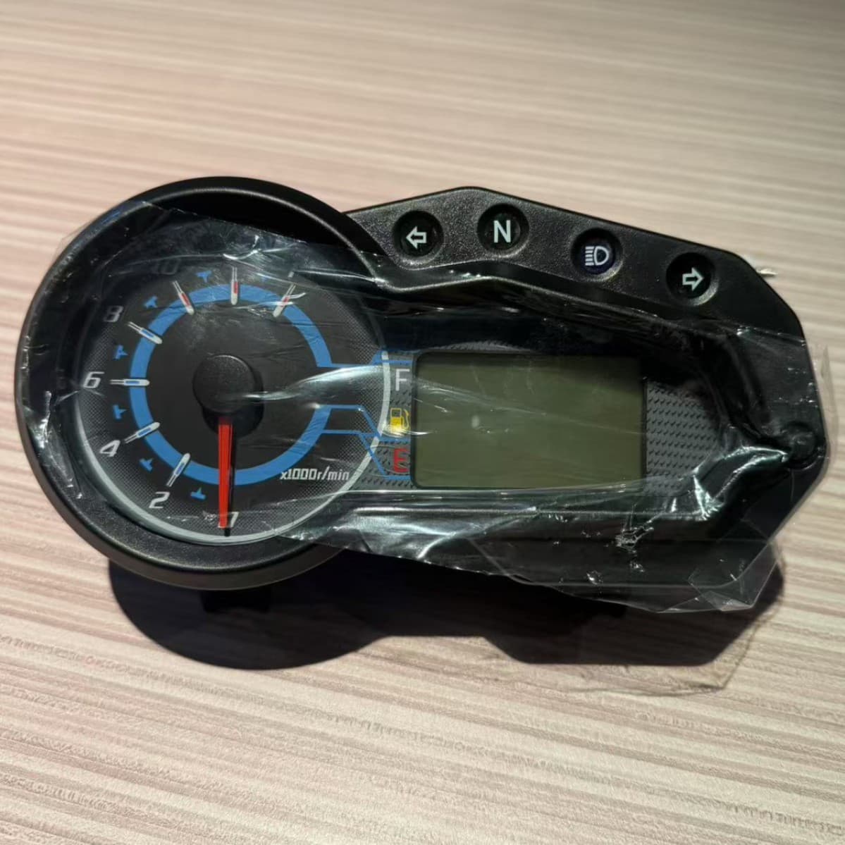 Jinlong Instruments Motorcycle Odometer and Speedometer Compatible with Italika 150z and 150sz Speedometers, Waterproof Digital Display