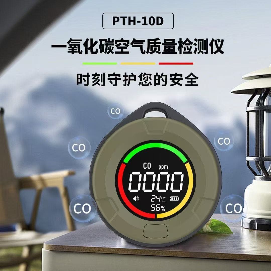 Cexiaofei Carbon Monoxide Detector - Portable CO Monitor for Outdoor Camping Tents, RVs, and Heating Fume Concentration Detection