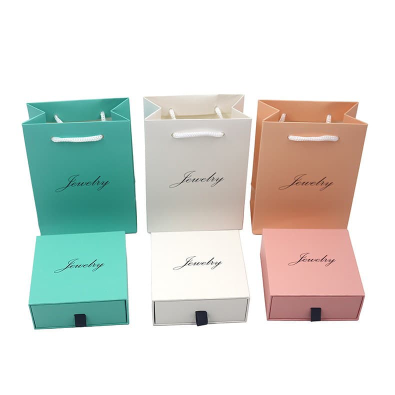 Factory direct sales drawer box necklace ring high-end jewelry box necklace bracelet pendant jewelry storage box