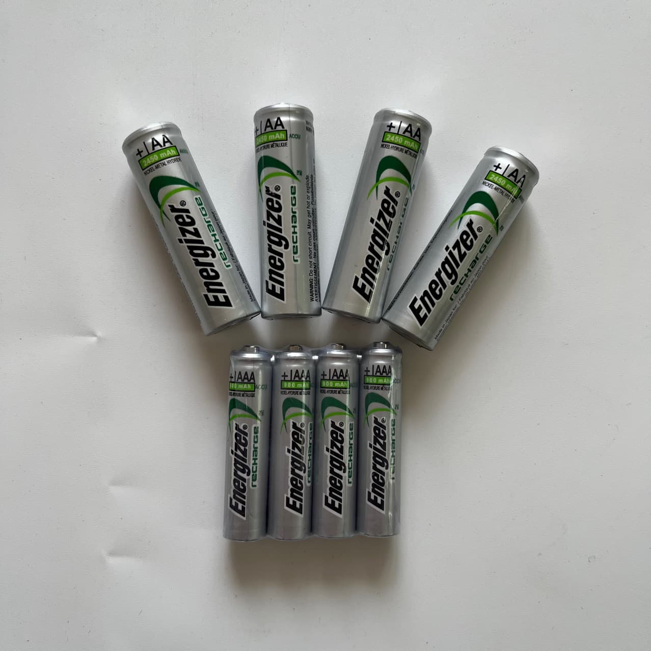 Energizer Rechargeable Battery Set Size 5/7 for Toys Cameras Microphones Remotes High Capacity