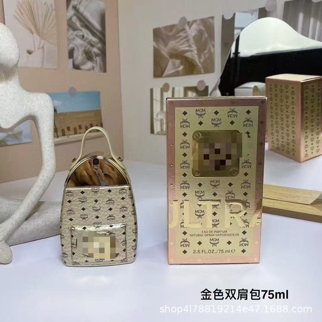 Cross-border foreign trade MCM backpack women's perfume 75ml one piece drop shipping wholesale live delivery