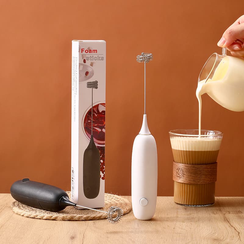 Wholesale Wireless Coffee Milk Frother for Frothing Milk Foam, Home Small Handheld Electric Mixer