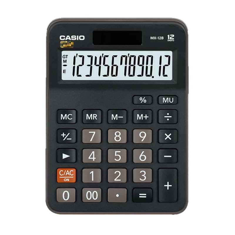 CASIO Casio MX-12B Solar 12-digit Desktop Business Office Calculator Small