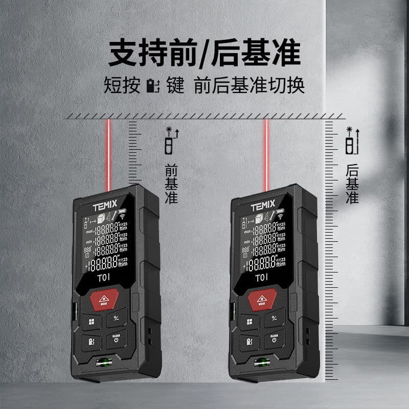 (Factory Direct) High Precision Handheld Indoor Infrared Laser Distance Meter Electronic Ruler Room Measurer