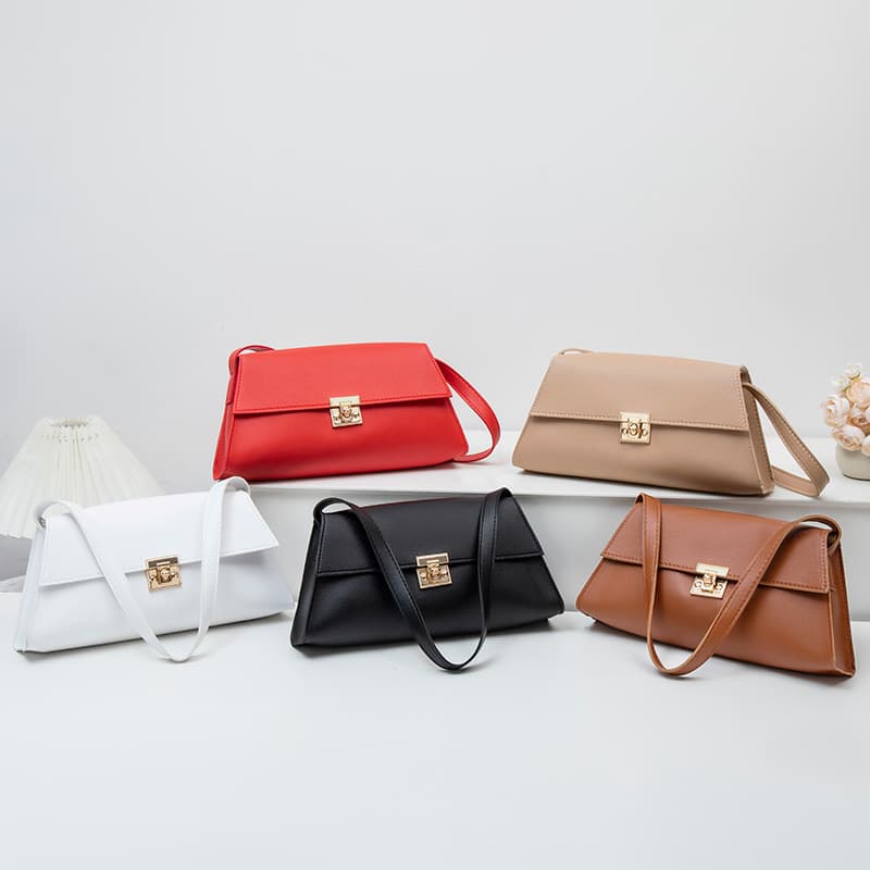Korean style armpit bag 2025 new niche design baguette bag high-end shoulder bag foreign trade wholesale bag for women