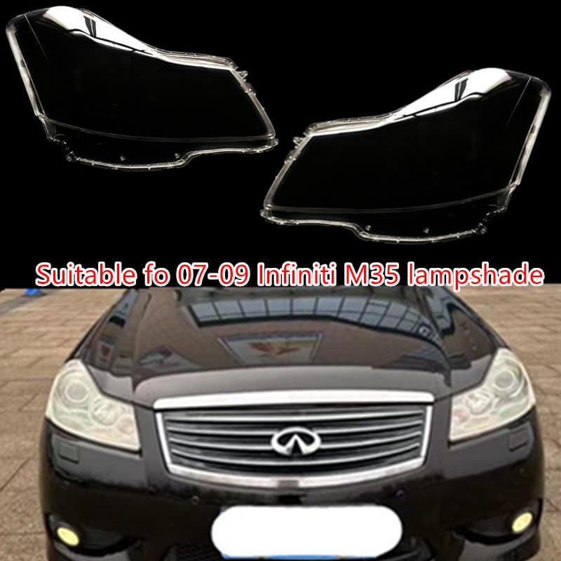 Headlight Lens Cover for Infiniti M35 2007-2009 Front Headlight Transparent Shell