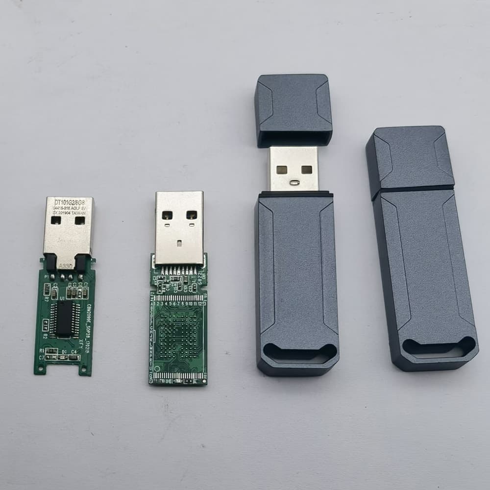 New Metal Cube USB Flash Drive Shell, G2 Board USB Housing, Zinc Alloy Universal Board Shell, Customizable with LOGO