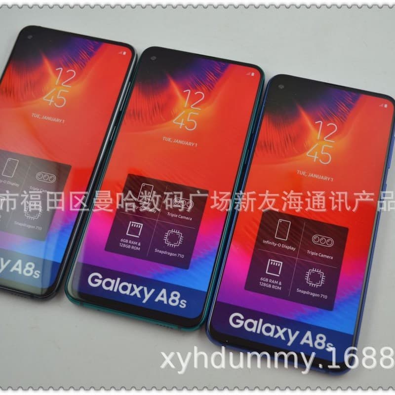 Compatible with Samsung A8S dummy phone model, A8S phone dummy, factory direct quality model in stock with metal