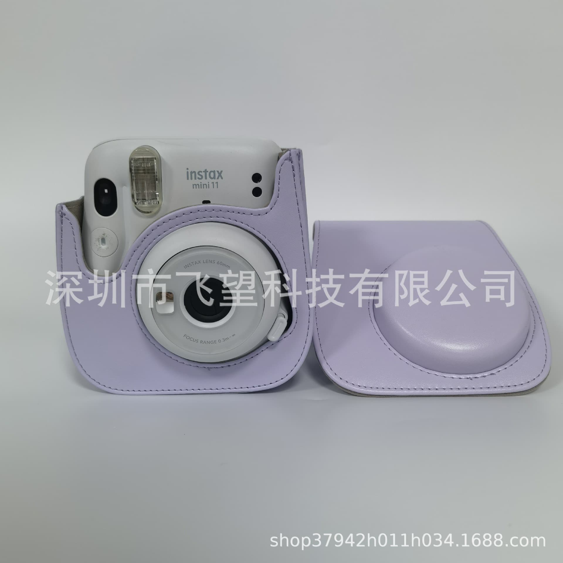 Instax Mini 12 Camera Case Protective Leather Cover, instax mini 11 9 PU Solid Color Shoulder Camera Bag