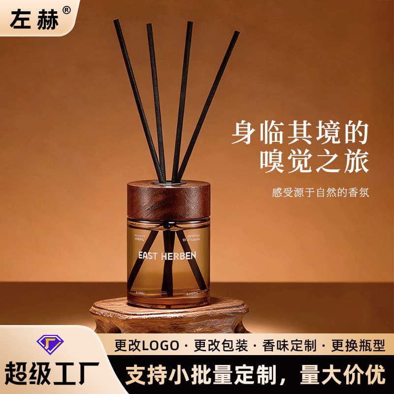 【Carefully Selected】New Rattan Reed Diffuser for Home, Bedroom, Living Room Fragrance Oil, Long-Lasting Scent, Safe for Pregnancy and Baby