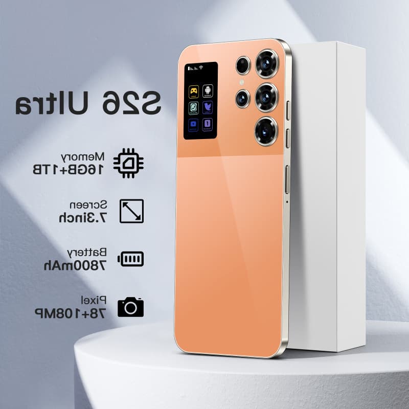 S26 Ultra Cross-Border Phone 16+1TB Android 7.3-Inch Large Screen Foreign Trade Smartphone Source Factory TK Dropshipping