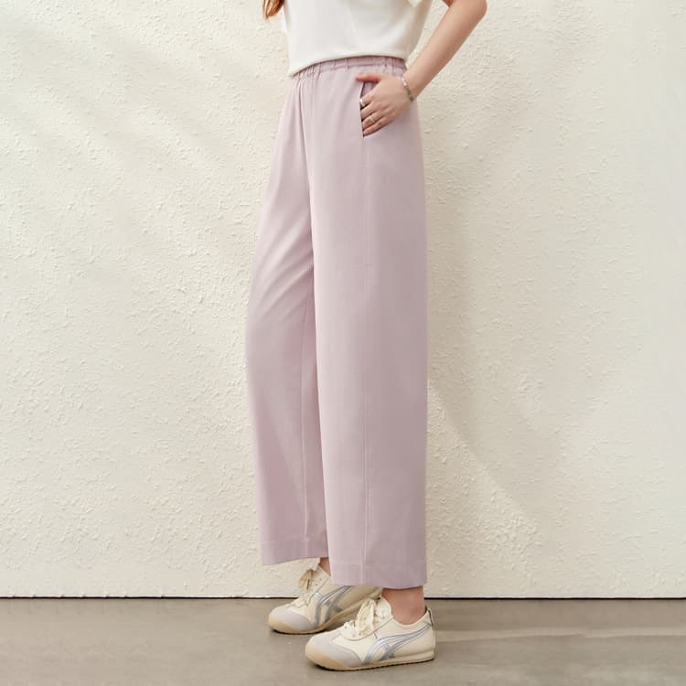 【Casual Simple Elegant Loose Versatile Slimming Pants】Xianlixiu Plus Size Women's Clothing for Curvy Women, 2025 Summer New Style