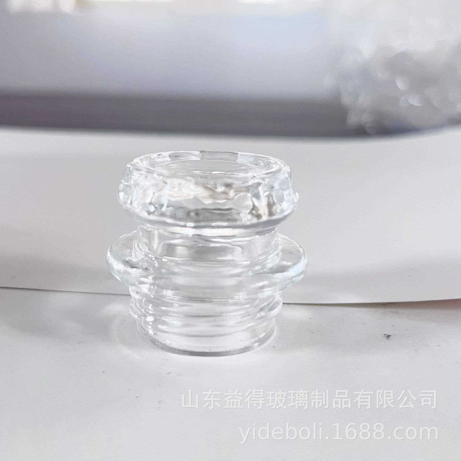 Factory Wholesale Transparent Glass Lid Crystal Lid Kettle Lid Glass Bottle Cap Coffee Pot Lid Handle Lid
