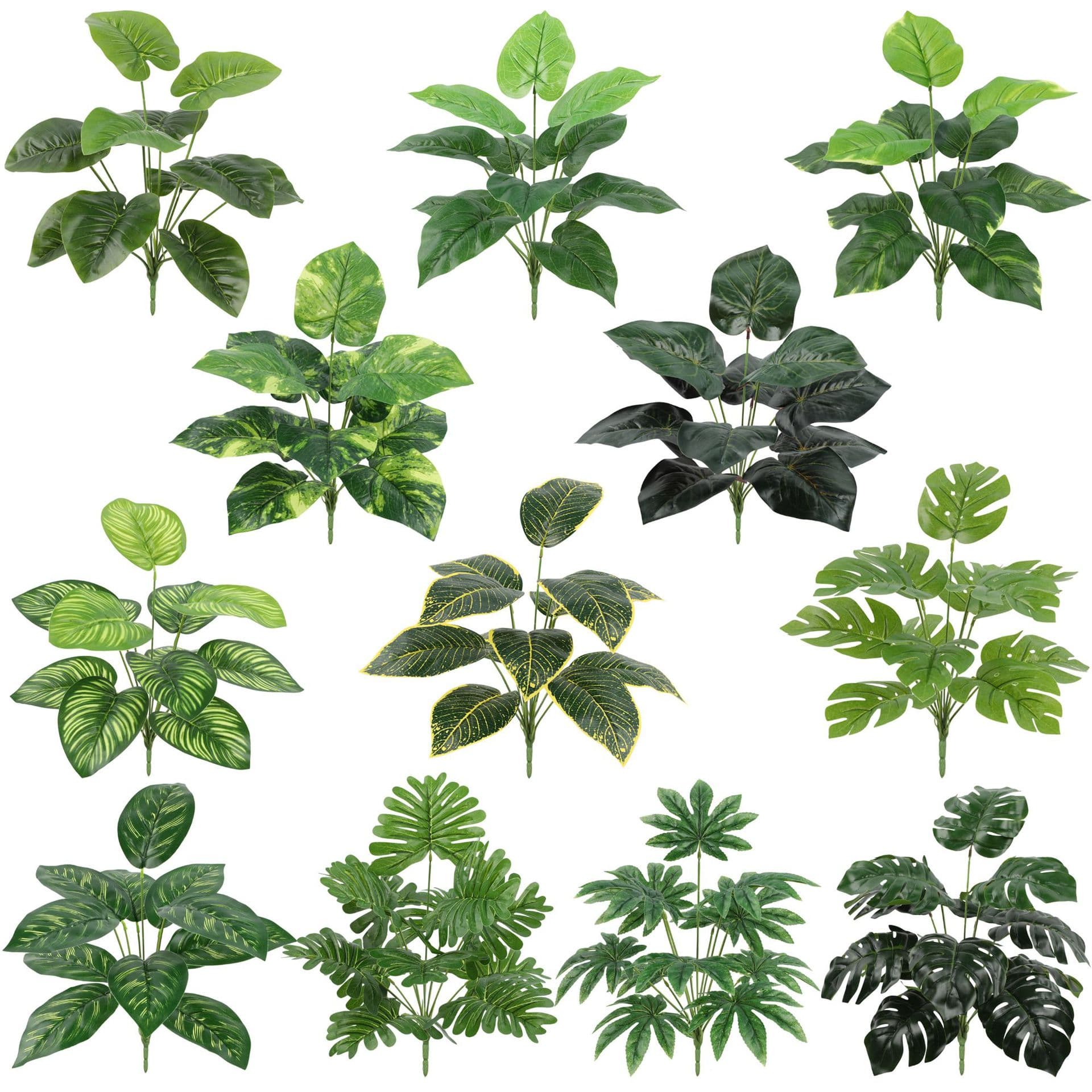 Nordic faux flowers and plants, fern bundles, home, store, hotel indoor green plant landscaping, artificial flower arrangement decoration