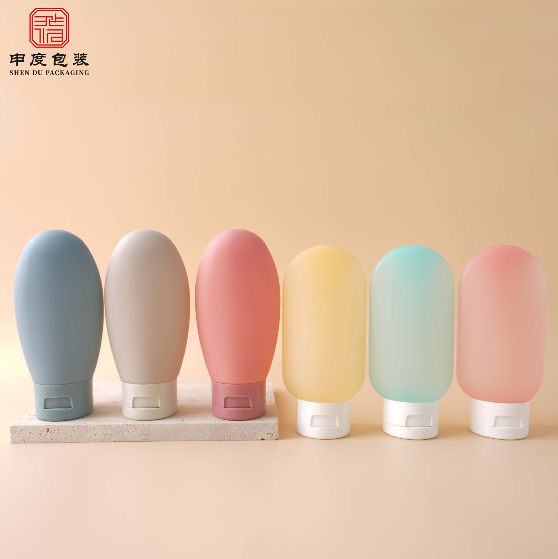 PE travel-sized portable shampoo, body wash, and lotion bottles - travel-sized mini bottle sets