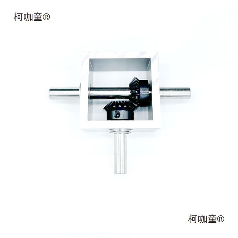 90-degree bevel gear right-angle reducer, small gearbox 1:1 rotation mechanism, mechanical transmission module shaft for Metabo