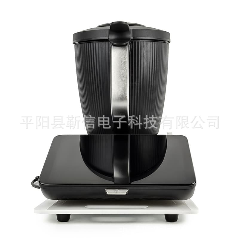 Thermomix TM7 food processor tray kitchen countertop coffee machine sliding base transparent slide.