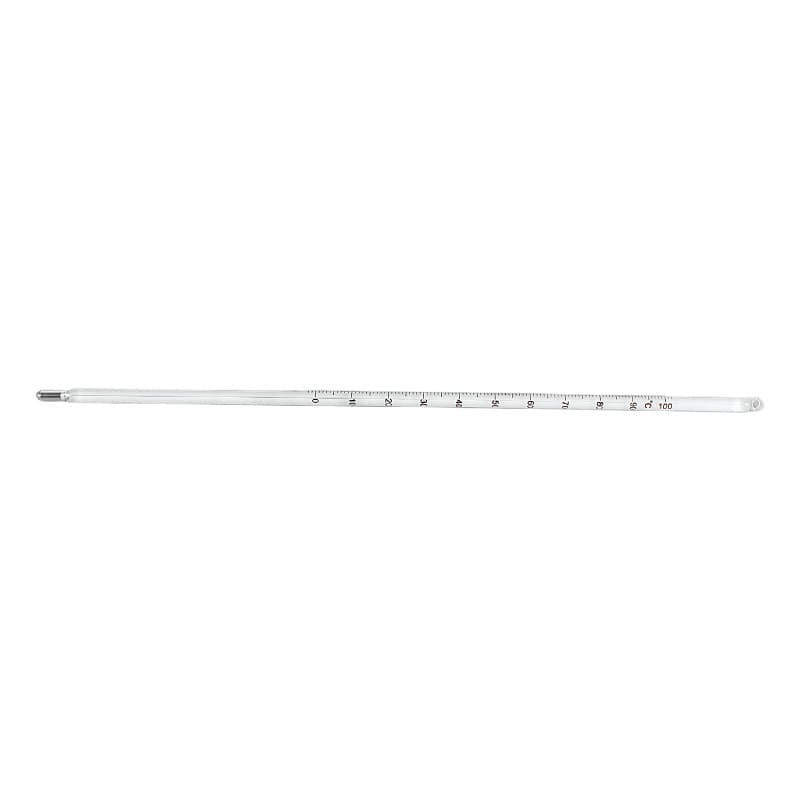Yunda Zhongyuan factory supply glass rod mercury thermometer 0-100 degrees industrial high precision laboratory use