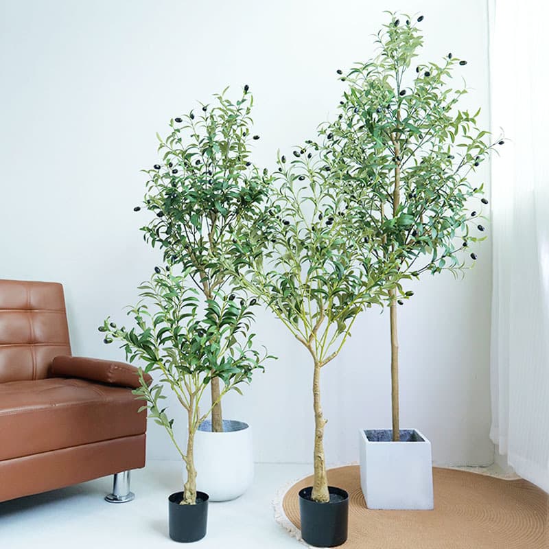 Amazon Simulation Olive Tree Artificial Plant Fake Greenery Fake Tree Indoor Floor Greenery Soft Decoration Fake Plant
