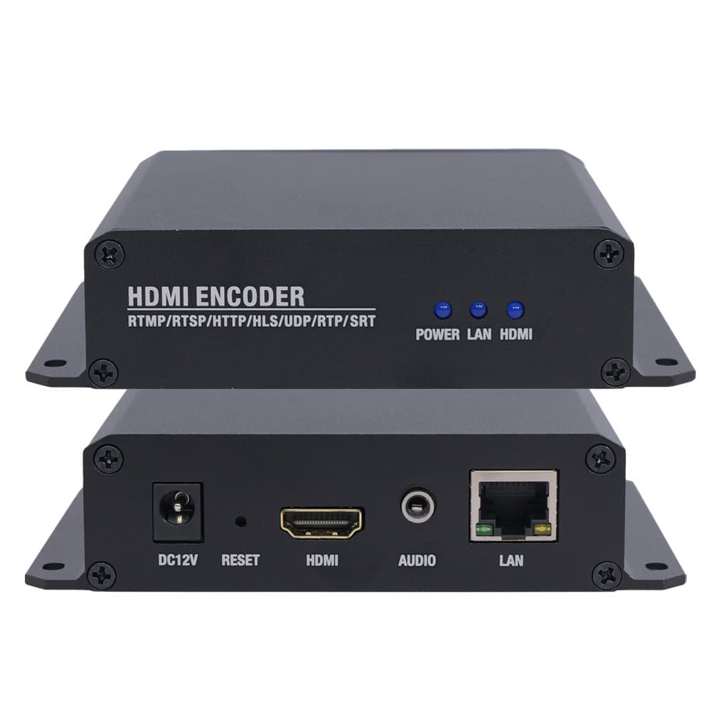 HD HDMI Video Encoder HDMI to RTSP/RTMP/SRT Live Streaming Monitor Connect NVR Recording