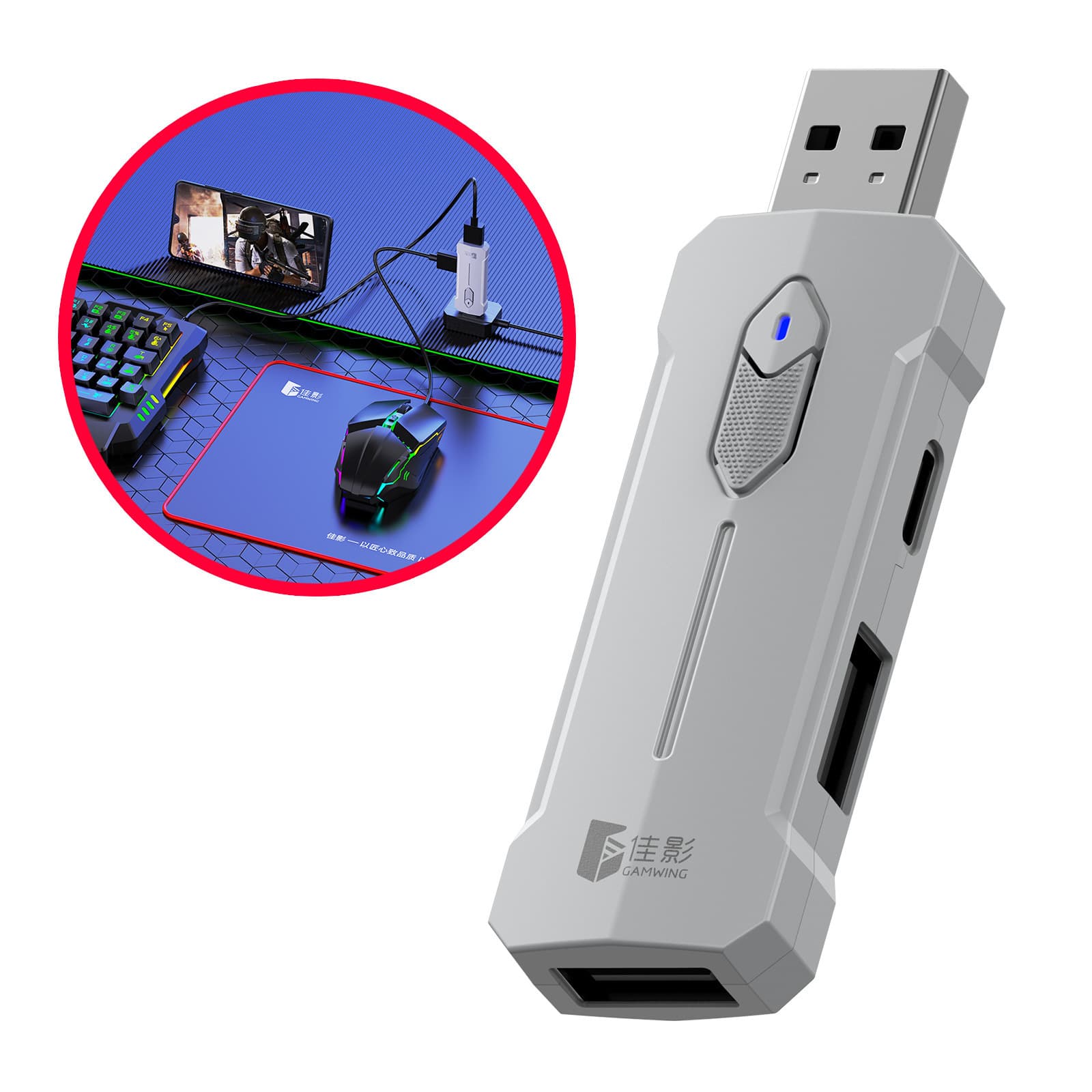 Hot-selling Cross-border Chicken Dinner Throne USB Game MK500 Keyboard and Mouse Combo for PUBG, Call of Duty, Honor of Kings