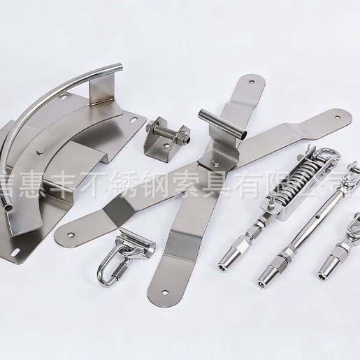 Safety Production Line Tensioner, Photovoltaic Bracket Accessories, Stainless Steel Fall Arrest Buffer for Height Work