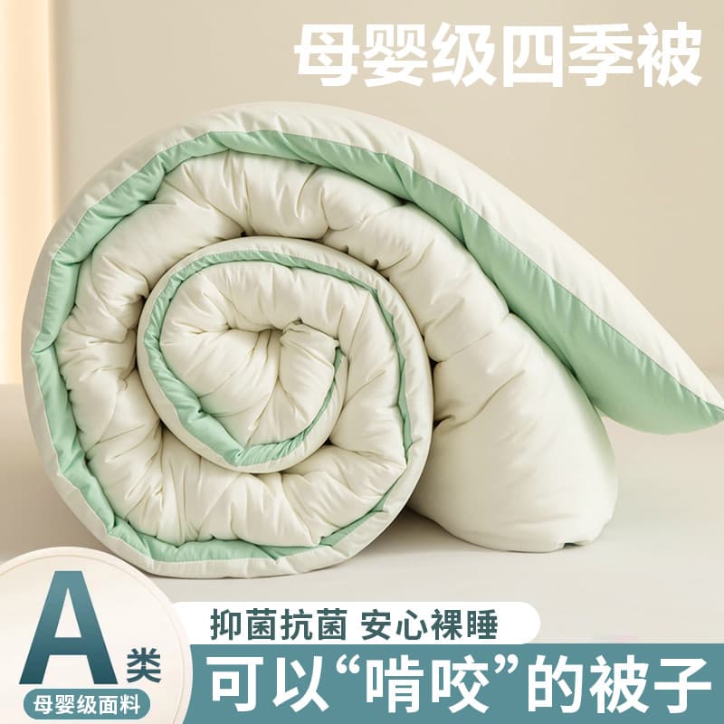 2024 new all-season quilt, winter comforter core, summer air-conditioning lightweight quilt, spring-autumn quilt, thickened warm winter cotton quilt