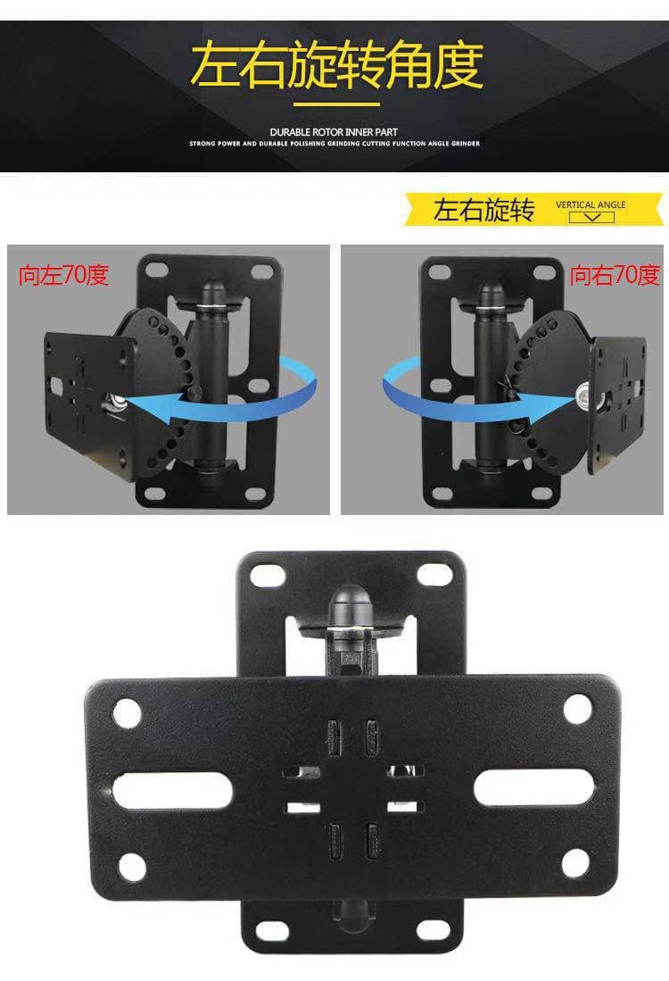 Audio Hanging Bracket Lockable Tilt 360-Degree Adjustable Speaker Hanging Bracket Speaker Stand Wall Mount Hanging Bracket Price