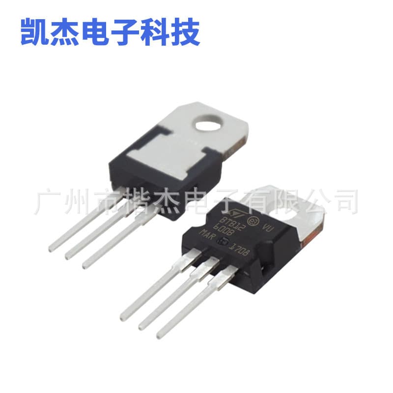 Brand New STMicroelectronics BTA16-600B Triac, Domestic Large Chip, TO-220 Package, Through-Hole