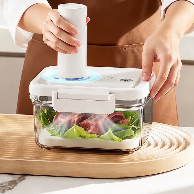 Refrigerated Storage Meat Vacuum-Sealed Electric Preservation Box Fruit and Vegetable Storage Box Refrigerator Food-Grade Sealed Box