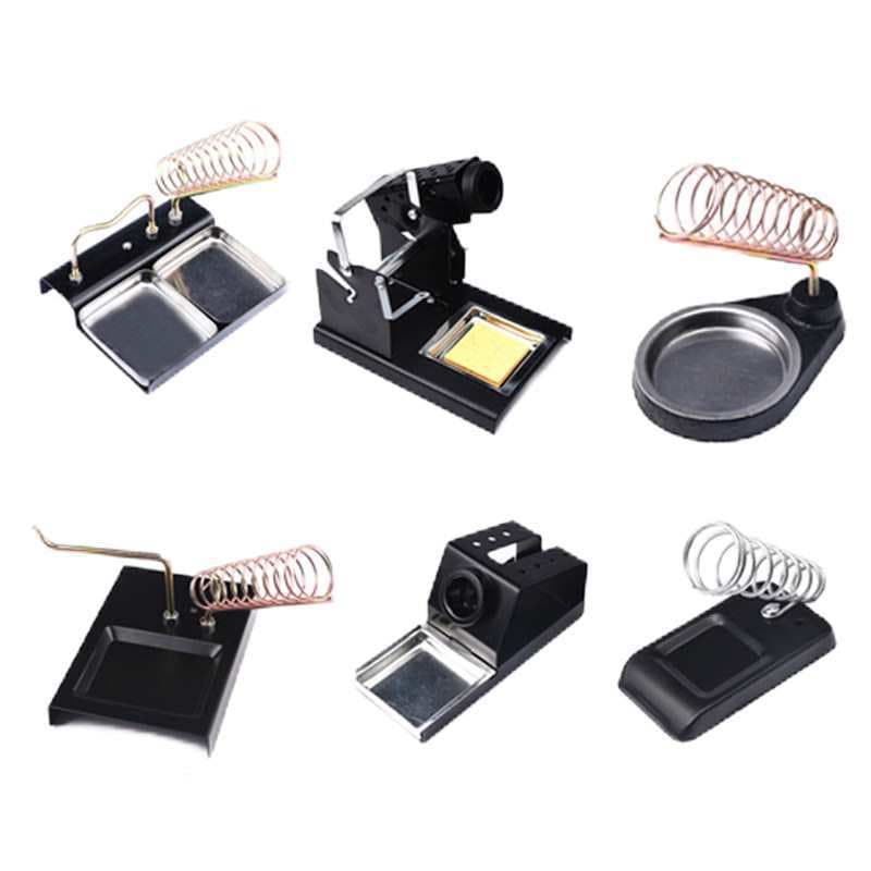 All-Metal Soldering Iron Stand, Stainless Steel Portable Holder, Multifunctional Support, Household Solder Wire Rack