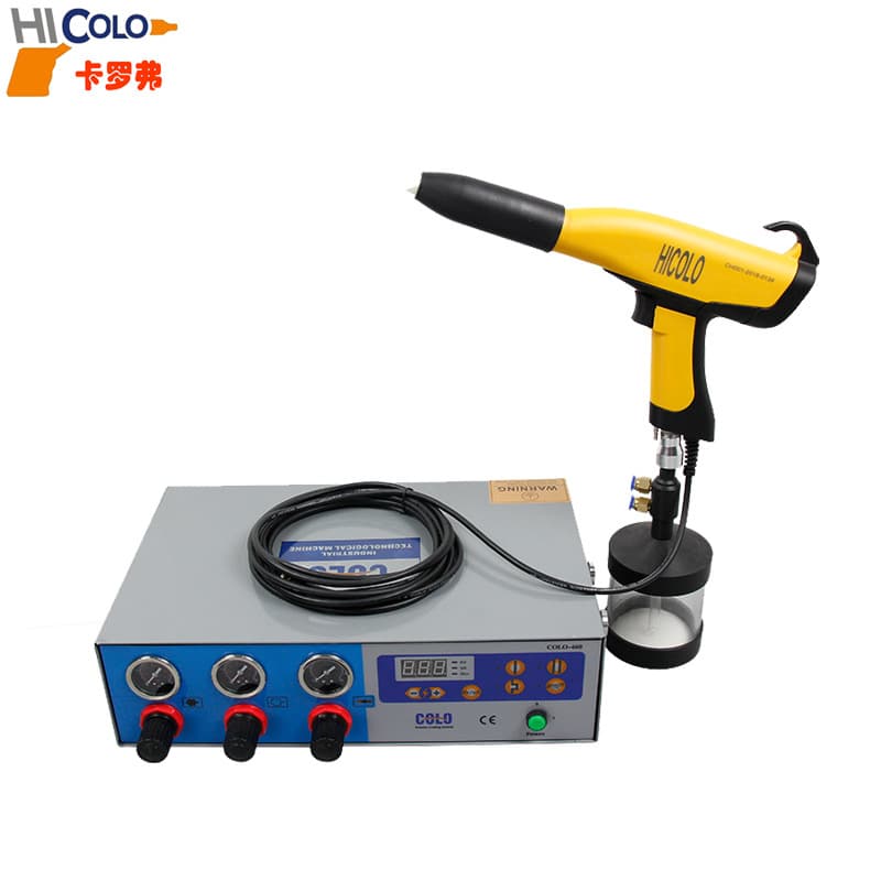 Laboratory electrostatic powder spraying machine, desktop small powder coating equipment, electrostatic spray gun, plate making and test spraying