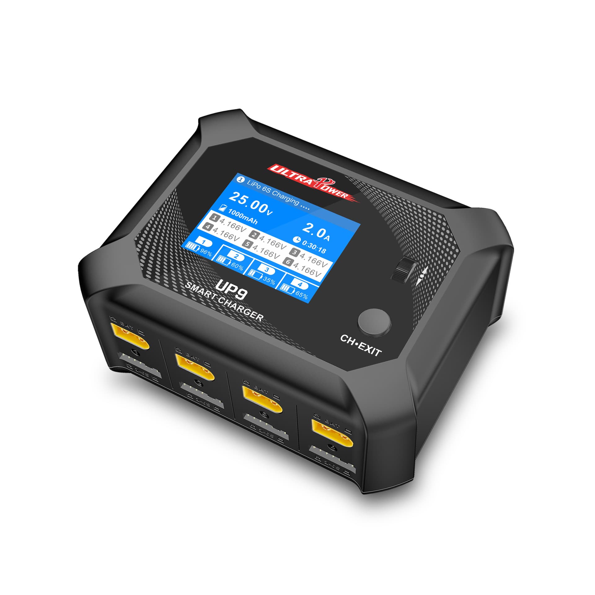 UltraPower New UP9 100W Four-Channel RC Model LiPo Battery Charger